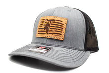 Load image into Gallery viewer, &quot;Lineman Flag&quot; Leather Patch Richardson 112 Hat
