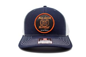 "Blue Collar Bloodline Crossbones" Patch Richardson 112 Hat