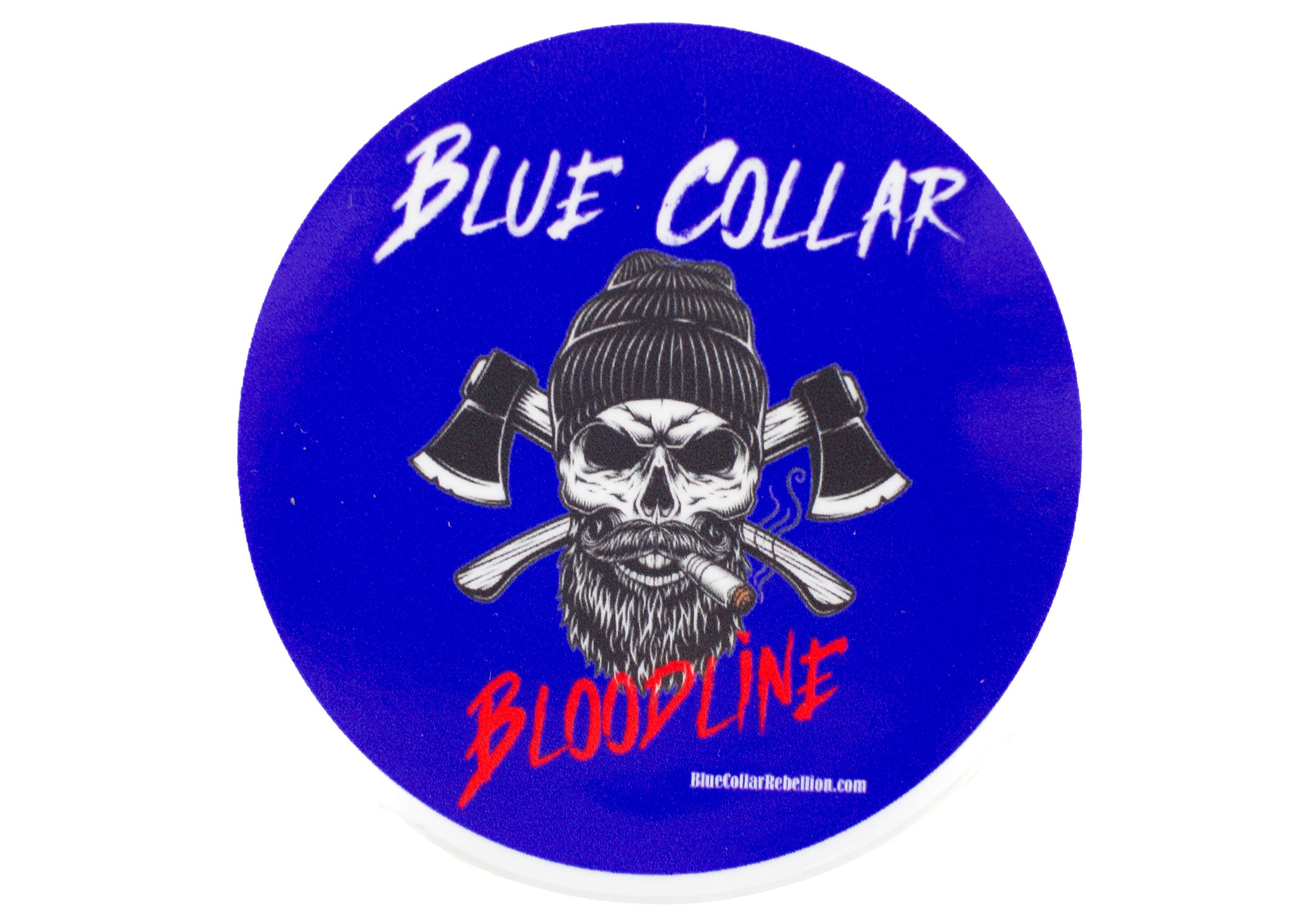 Blue Collar Bloodline 2x2 Sticker – Blue Collar Rebellion Co.