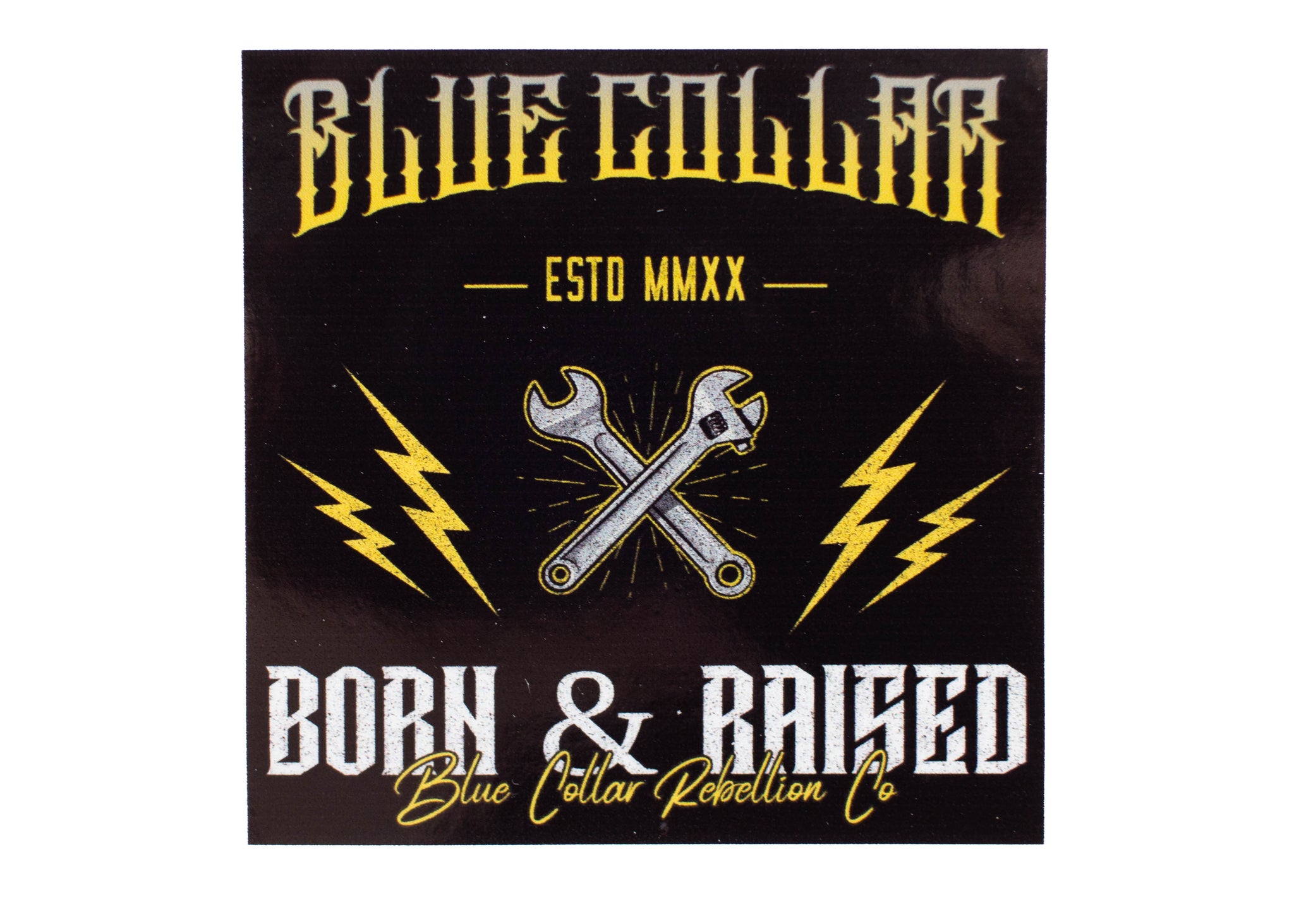 Blue Collar Bloodline Crossbones 2.5x2.5 Sticker – Blue Collar