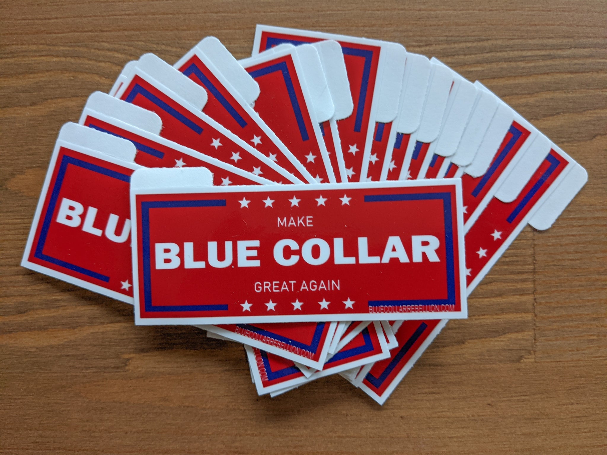 *Blue Collar Sticker